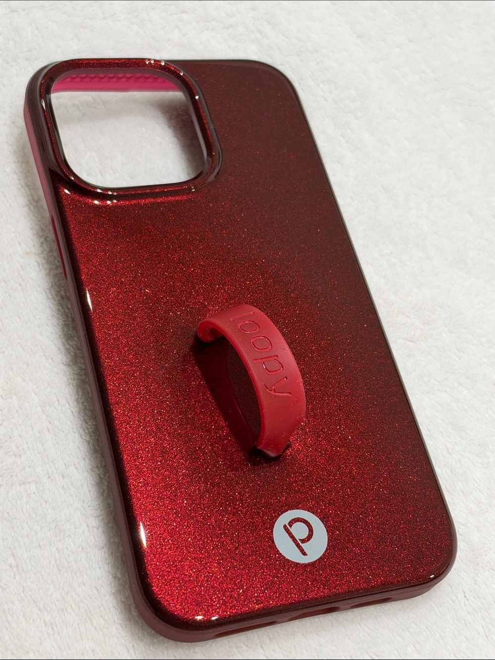 15 Pro Max Maroon Shimmer Loopy (righty)